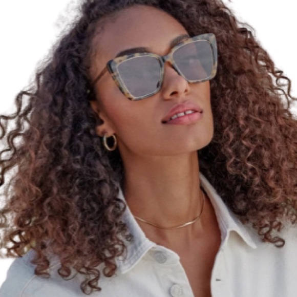 DIFF Becky IV Sunglasses Hazel Tortoise Grey Lens - Picture 2 of 6